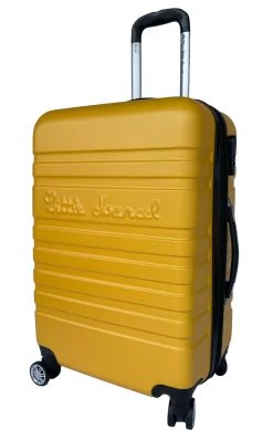 LITTLE MARCEL Valise Moyenne taille 65 cm Rigide ABS Jaune