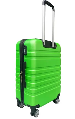 LITTLE MARCEL Valise Moyenne taille 65 cm Rigide ABS Vert Fluo