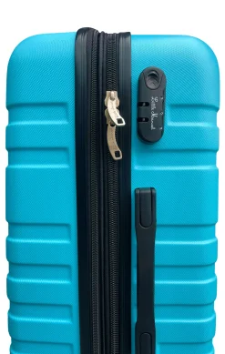 LITTLE MARCEL Valise Moyenne taille 65 cm Rigide ABS Bleu