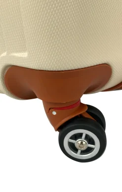 LITTLE MARCEL Valise Moyenne taille 65 cm Rigide ABS Crème